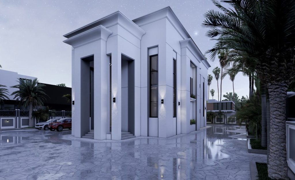 Modern classic duplex house in Nigeria