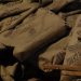 Stacked 50kg bags of cement in a Nigerian building-materials store as prices rise in 2026