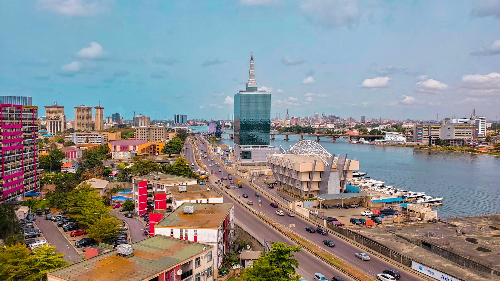 Civic Towers and surrounding high-rises in Lagos